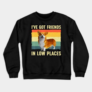 Cute Corgi Art Women Kids Pet Dog Cardigan Corgi Crewneck Sweatshirt